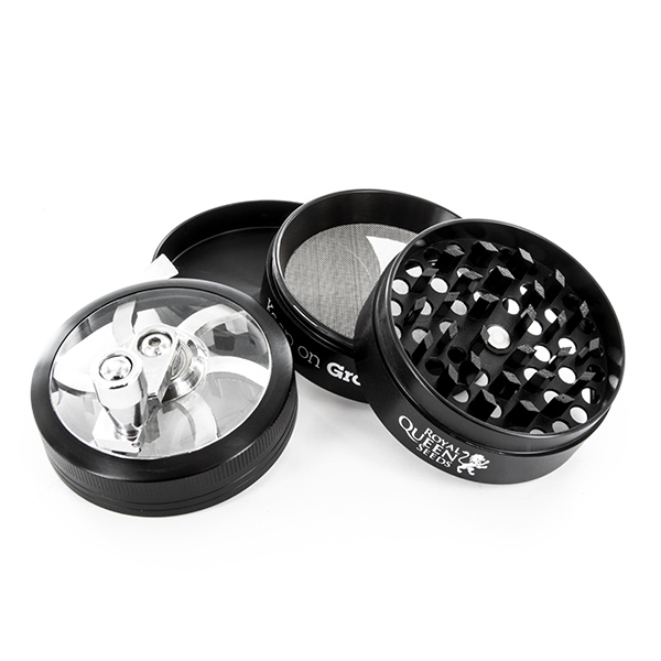 RQS Pollinator Grinder With Mill - Royal Queen Seeds