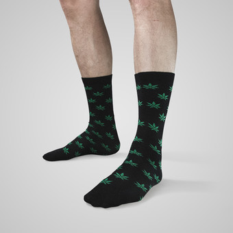 RQS Weed Leaf Socks