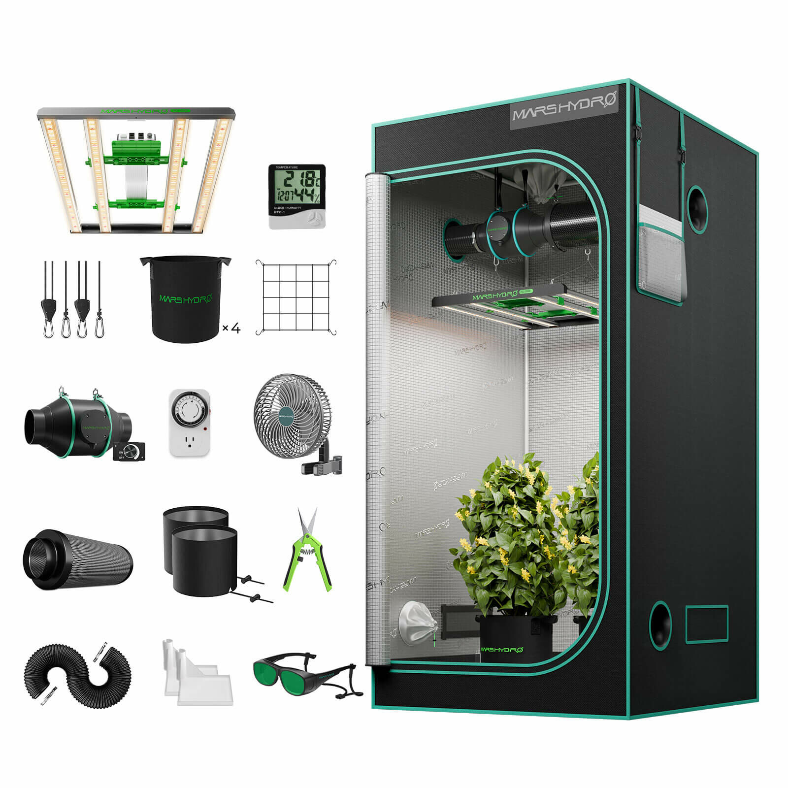 MARSHYDRO　100×100×180 mars-hydro-100100180-grow-tent