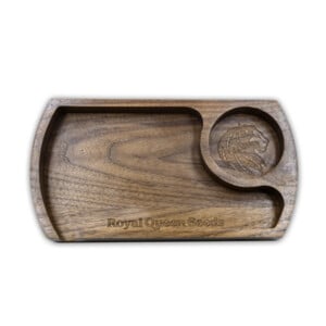 RQS Walnut Rolling Tray