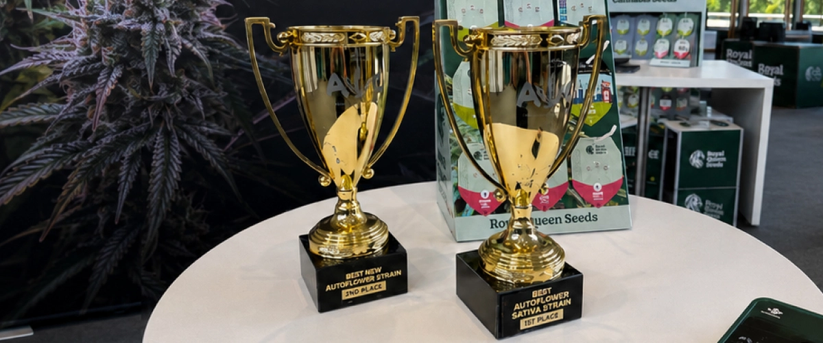 Discover Trainwreck Auto and Gaia F1, two Royal Queen Seeds strains awarded at the 2026 Autoflower World Cup.