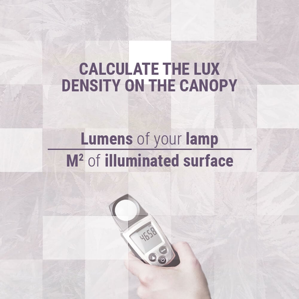 Calculate-Lux-Density of the Canopy