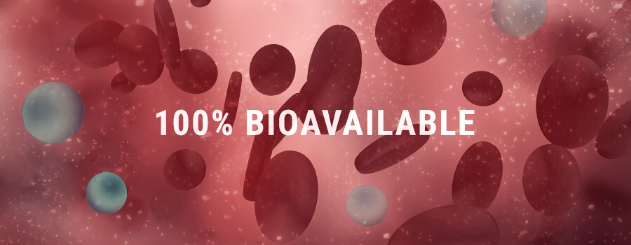 100% bioavailable