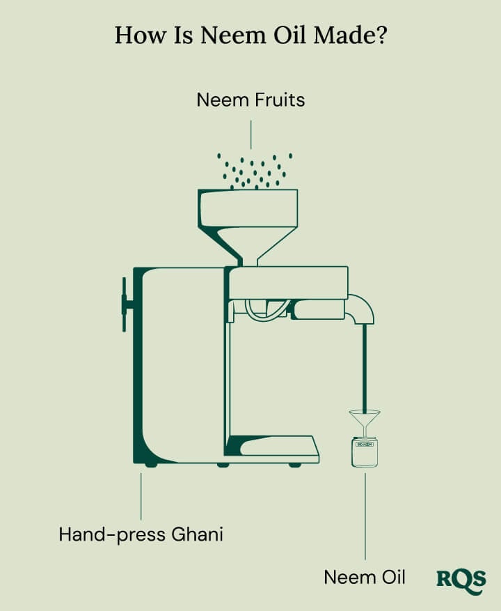 How is neem oil made