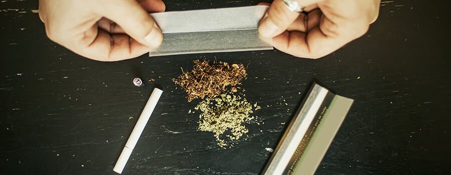 Spliffs Cannabis Marihuana And Tobacco