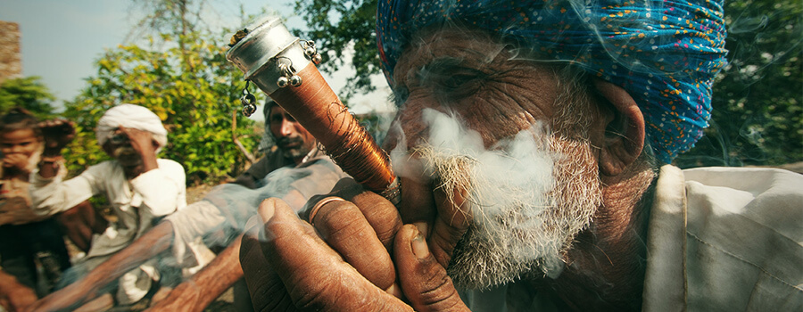 Smoking Cannabis Asia