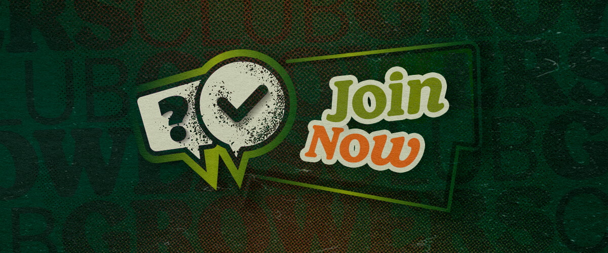 Why Join the Growers Club Now A promotional graphic with the text