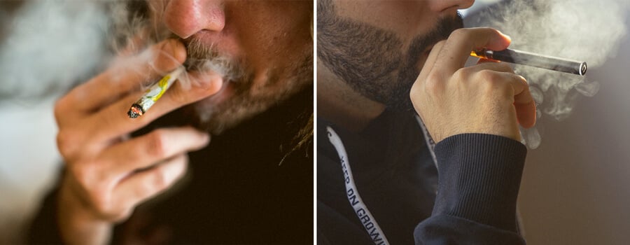 Smoke vs vape