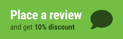 Receive 10% Discount on your order for placing a review 