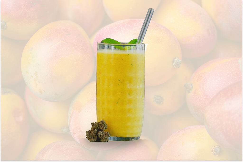 How to Make a Cannabis Mango Smoothie