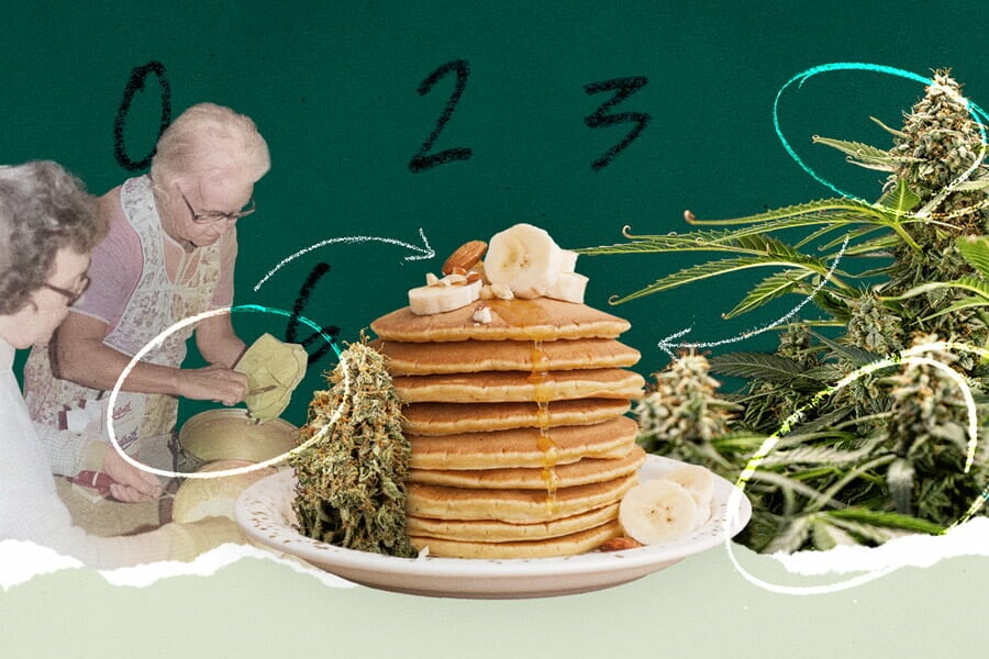 Cannabis Banana Pancakes