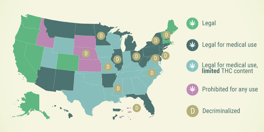 Where Is Cannabis Legal In The USA